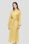 Mulberry Silk Belted Classy Nightgown