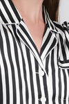 Mulberry Silk Striped Long Sleeves