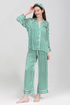 Mulberry Silk Striped Long Sleeves