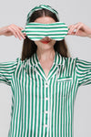 Mulberry Silk Striped Long Sleeves