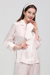 Mulberry Silk Striped Long Sleeves